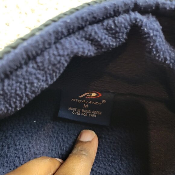 University Of Illinois Jacket Mens Medium Blue Fleece Fighting Illini Pro Player - Picture 2 of 6